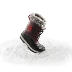 Quechua Botas De Nieve Niños Talla 30-38 Piel Impermeable SH500 Marrón -tienda de material de boxeo botas de nieve nios talla 30 38 piel impermeable sh500 marron 4