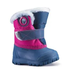 WEDZE Botas Nieve Y Apreski Impermeables Bebé X-Warm Rosa