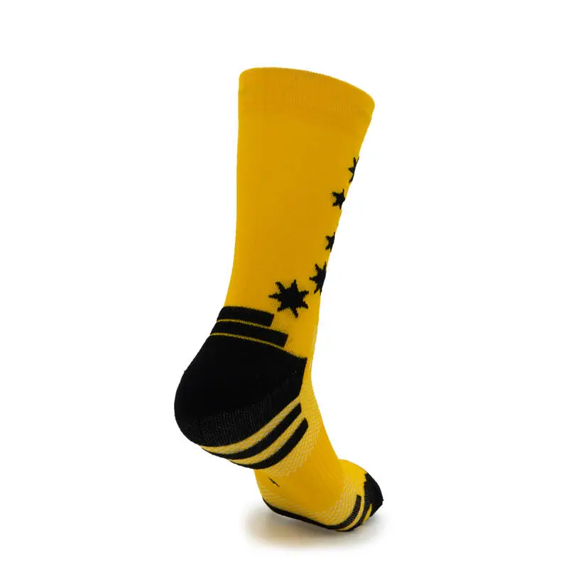 CALCETINES DE RUNNING #ESTRELLITAS Unisex - KAMUABU Color YEMA De 23CM 3 CALCETINES DE RUNNING #ESTRELLITAS Unisex - KAMUABU Color YEMA De 23CM