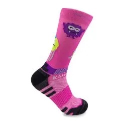 CALCETINES DE RUNNING #MONSTRUOS Unisex - KAMUABU Color ROSA De 1 Hilo -tienda de material de boxeo calcetines de running monstruos unisex kamuabu color rosa de 1 hilo 3