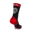CALCETINES DE RUNNING #PARTYRUN Unisex - KAMUABU Color NEGRO/ROJO De 23CM -tienda de material de boxeo calcetines de running partyrun unisex kamuabu color negrorojo de 23cm
