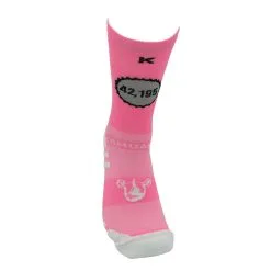 CALCETINES DE RUNNING #SOYMARATON Unisex - KAMUABU Color ROSA 23cm De 1 Hilo -tienda de material de boxeo calcetines de running soymaraton unisex kamuabu color rosa 23cm de 1 hilo 2