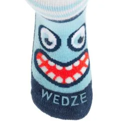 WEDZE Calcetines Esquí Bebé WARM Turquesa -tienda de material de boxeo calcetines esqui bebe warm turquesa 3
