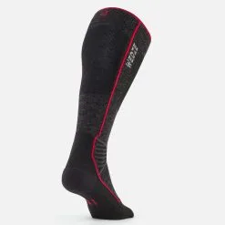 WEDZE CALCETINES ESQUÍ Y SNOWBOARD LANA ADULTO - 900 WOOL - NEGRO -tienda de material de boxeo calcetines esqui y snowboard lana adulto 900 wool negro 2