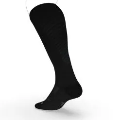 KIPRUN Calcetines Running Largos Lana Merina Negro -tienda de material de boxeo calcetines running largos lana merina negro 4