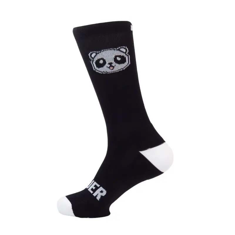 Calcetines Unisex Con Refuerzos Compresivos Mooquer Panda Stan Negros Bordados 3 Calcetines Unisex Con Refuerzos Compresivos Mooquer Panda Stan Negros Bordados