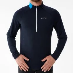 INOVIK Camiseta Cálida De Esquí De Fondo Hombre XC S T-S W 100 Azul Oscuro -tienda de material de boxeo camiseta calida de esqui de fondo hombre xc s t s w 100 azul oscuro 1