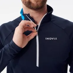INOVIK Camiseta Cálida De Esquí De Fondo Hombre XC S T-S W 100 Azul Oscuro -tienda de material de boxeo camiseta calida de esqui de fondo hombre xc s t s w 100 azul oscuro 4