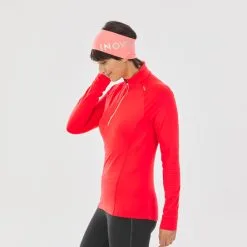INOVIK Camiseta De Esquí De Fondo Manga Larga Cálida Mujer XC S TS 100 Rojo -tienda de material de boxeo camiseta de esqui de fondo manga larga calida mujer xc s ts 100 rojo 2