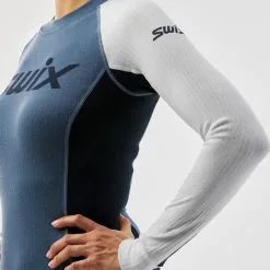 Camiseta Interior Mujer SWIX Manga Larga, Cuello Redondo -tienda de material de boxeo camiseta interior mujer swix manga larga cuello redondo 4