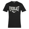 Camiseta Manches EVERLAST Courtes Moss Negra Logo Blanco