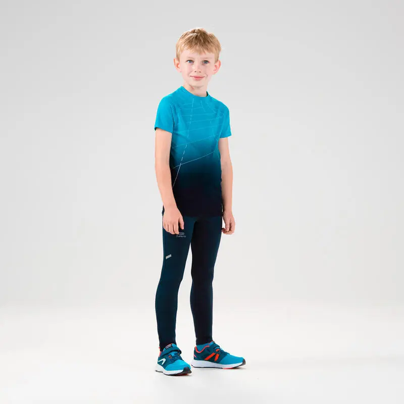 Camiseta Running Manga Corta Niños Kiprun Skincarte Azul 5 Camiseta Running Manga Corta Niños Kiprun Skincarte Azul - Imagen 3