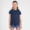 Camiseta Running Sin Costuras Niña - KIPRUN CARE Azul Marino