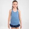 Camiseta Sin Mangas Running Sin Costuras Niña - KIPRUN CARE Azul