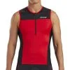 Camiseta Triatlon Sin Mangas Con Cremallera Hombre ZOOT CARDINAL Rojo