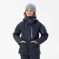 WEDZE CHAQUETA DE ESQUÍ 3 EN 1 NIÑO - FR 900 JR - AZUL MARINO