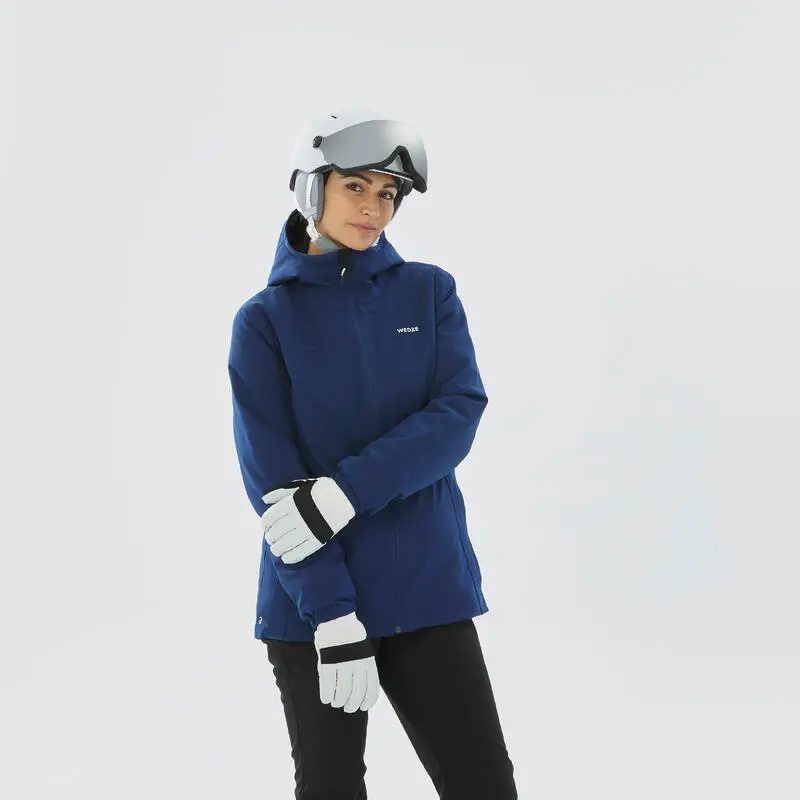 Chaqueta De Esquí Y Nieve Impermeable Mujer Wedze Ski-P JKT100 Azul 3 Chaqueta De Esquí Y Nieve Impermeable Mujer Wedze Ski-P JKT100 Azul