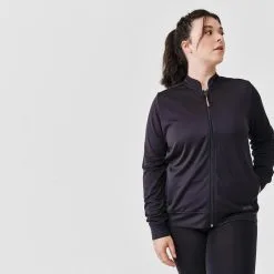 Kalenji Chaqueta Running Transpirable Mujer Dry Rosa -tienda de material de boxeo chaqueta running transpirable mujer dry negro