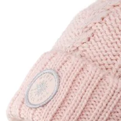 Gorro De Invierno Adulto Wedze Torsades Trenzas Rosa -tienda de material de boxeo gorro de invierno adulto wedze torsades trenzas rosa 3