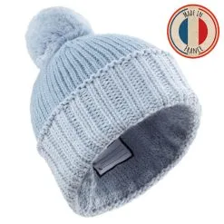 WEDZE Gorro De Invierno Niños Grand Nord Made In France Verde -tienda de material de boxeo gorro de invierno nios grand nord made in france azul claro
