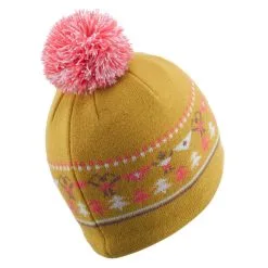 WEDZE Gorro De Invierno Niños Jacquard Ocre -tienda de material de boxeo gorro de invierno nios jacquard ocre 4
