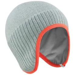 WEDZE Gorro De Invierno Peruano Bebé Para Casco De Esquí / Trineo Gris