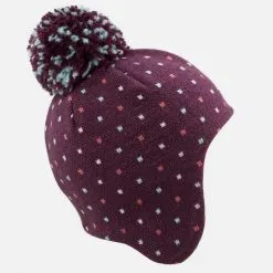 WEDZE Gorro De Invierno Peruano Bebé Violeta Y Azul Turquesa -tienda de material de boxeo gorro de invierno peruano bebe violeta y azul turquesa 3