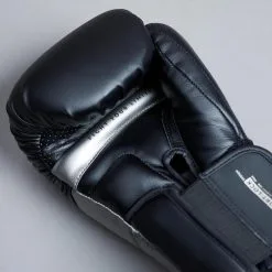 Guantes Boxeo Kick Boxing Outshock 500 Negro -tienda de material de boxeo guantes boxeo kick boxing outshock 500 negro 1