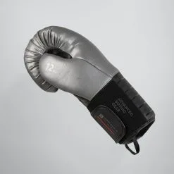 Guantes Boxeo Sparring Outshock 900 Negro/plata -tienda de material de boxeo guantes boxeo sparring outshock 900 negroplata 2