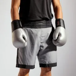 Guantes Boxeo Sparring Outshock 900 Negro/plata -tienda de material de boxeo guantes boxeo sparring outshock 900 negroplata 3
