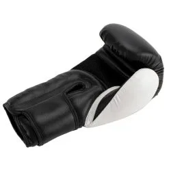 Super Pro Combat Gear Guantes De Boxeo - Ace - En Blanco Y Negro -tienda de material de boxeo guantes de boxeo ace en blanco y negro 3