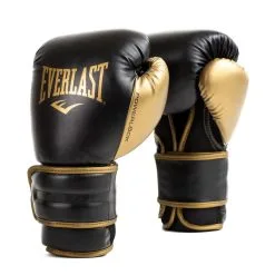 Guantes De Boxeo Everlast Powerlock Negro/oro -tienda de material de boxeo guantes de boxeo everlast powerlock negrooro 3