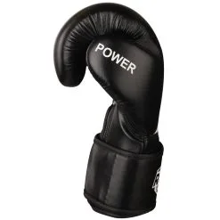 INDIGO SPORTS Guantes De Boxeo PU FLEX POWER RSC 14oz Blanco- Negro -tienda de material de boxeo guantes de boxeo pu flex power rsc 14oz blanco negro 1
