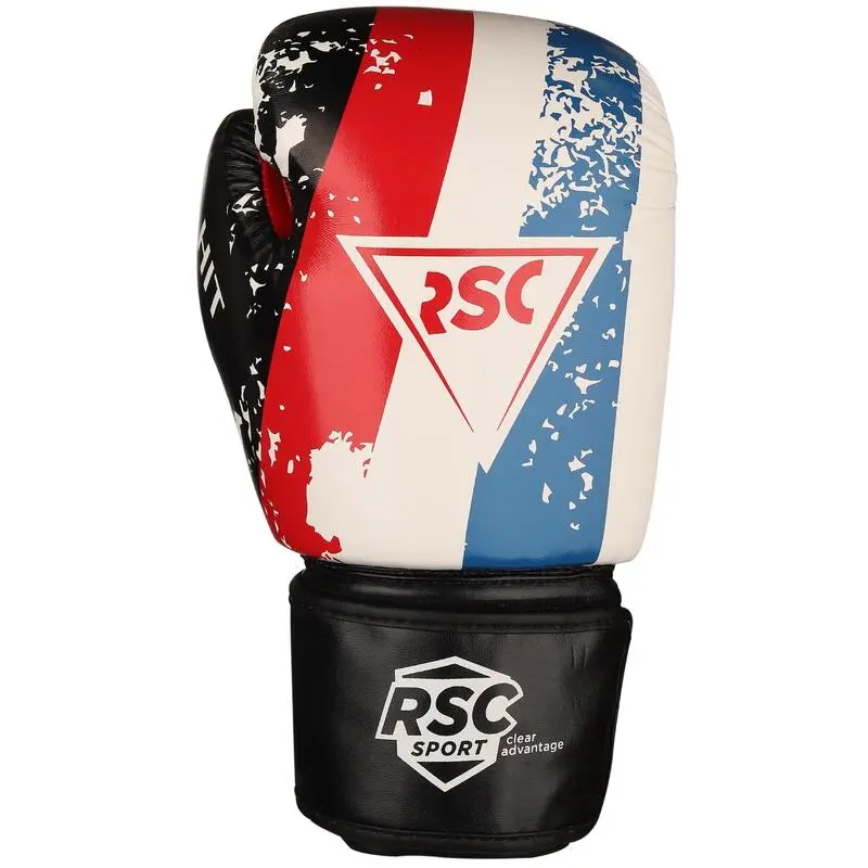 INDIGO SPORTS Guantes De Boxeo PU HIT RSC 10oz Blanco- Azul- Rojo 4 INDIGO SPORTS Guantes De Boxeo PU HIT RSC 10oz Blanco- Azul- Rojo - Imagen 2