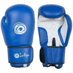 INDIGO SPORTS Guantes De Boxeo PVC INDIGO 12oz Azul