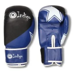 INDIGO SPORTS Guantes De Boxeo PVC INDIGO 12oz Azul