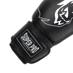 Super Pro Combat Gear Guantes De Boxeo - Talent - En Blanco Y Negro -tienda de material de boxeo guantes de boxeo talent en blanco y negro 3