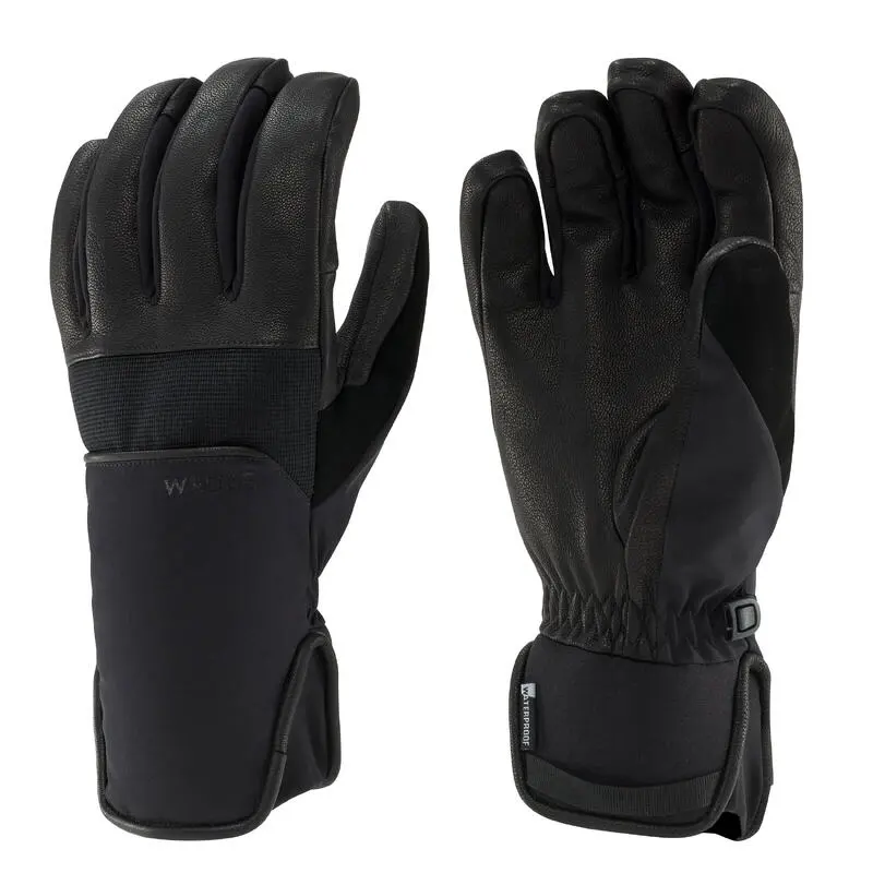 WEDZE GUANTES DE ESQUÍ ADULTO CÁLIDOS E IMPERMEABLES - 550 NEGRO 2 WEDZE GUANTES DE ESQUÍ ADULTO CÁLIDOS E IMPERMEABLES - 550 NEGRO
