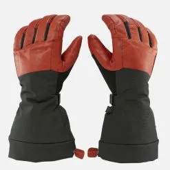WEDZE GUANTES DE ESQUÍ FREERIDE ADULTO CÁLIDOS IMPERMEABLES Y LARGOS - 900 MARRÓN NEGRO -tienda de material de boxeo guantes de esqui freeride adulto calidos impermeables y largos 900 marron negro 1