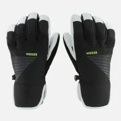 WEDZE GUANTES DE ESQUÍ NIÑOS CÁLIDOS E IMPERMEABLES - 900 NEGRO -tienda de material de boxeo guantes de esqui nios calidos e impermeables 900 negro 1