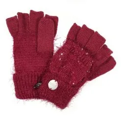 Regatta Guantes De Invierno Heddie Lux De Punto Niñas Lila Escarcha -tienda de material de boxeo guantes de invierno heddie lux de punto nias frambuesa radiante