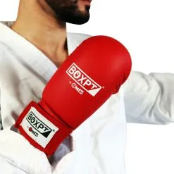 BOXPT EQUIPMENT Guantes De Karate Sin Dedo BOXPT Rojas -tienda de material de boxeo guantes de karate sin dedo boxpt rojas 2