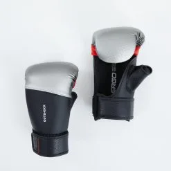 Guantes Saco Boxeo Outshock 500 Negro/plata