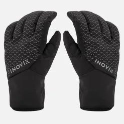 INOVIK Guantes Térmicos De Esquí Y Nieve Perlantes Niños 6-14 Años XC S 100 Negro -tienda de material de boxeo guantes termicos de esqui y nieve perlantes nios 6 14 aos xc s 100 negro 1
