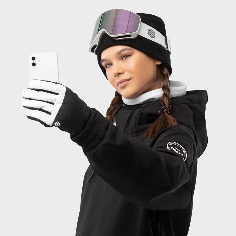 Siroko Guantes Térmicos Esquí Voss White 6 Siroko Guantes Térmicos Esquí Voss White - Imagen 4