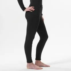 Leggins Térmicos De Esquí Y Nieve Mujer Wedze 100 Negro -tienda de material de boxeo leggins termicos de esqui y nieve mujer wedze 100 negro 2