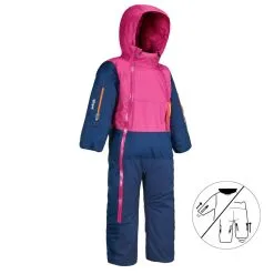 tienda de material de boxeo -tienda de material de boxeo mono de esqui bebe calido e impermeable xwarm pulln fit rosa y azul 1