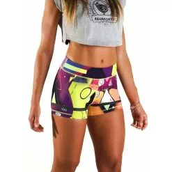 Pantalón Corto Short Mujer Banbroken PURPLE LIFT Morado -tienda de material de boxeo pantalon corto short mujer banbroken universe multicolor