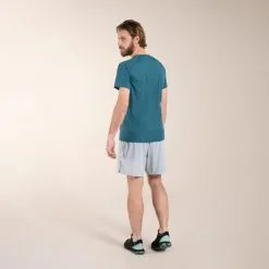 EVADICT Pantalón Corto Trail Running Hombre Gris Holgado -tienda de material de boxeo pantalon corto trail running hombre gris holgado 3