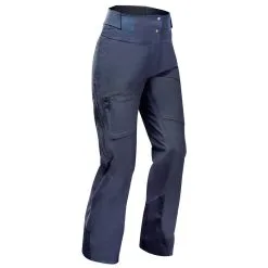WEDZE Pantalón De Esquí Mujer - FR500 - Azul Marino -tienda de material de boxeo pantalon de esqui mujer fr500 azul marino 3